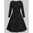 thumbnail image 2 of Vestido Talla Extra Encaje Ahuecado y Cordones Rosegal Vestidos casuales de talla grande, 2 of 5