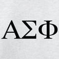thumbnail image 3 of CafePress - Alpha Sigma Phi Greek Letters Black Long Sleeve T Shirt - Unisex Cotton Long Sleeve T-Shirt, 3 of 4