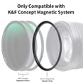 thumbnail image 3 of Anillo adaptador K&F Concept Magnetic System 55 mm de aluminio negro, 3 of 8