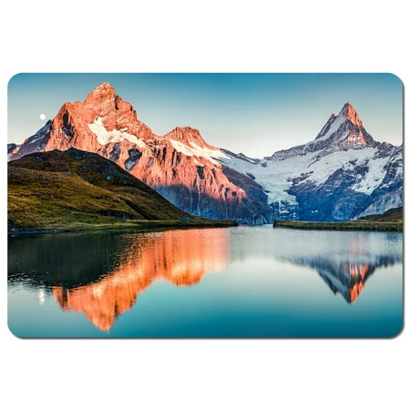 

Fantastic evening panorama of Bachalp lake (Placemat)