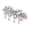 Light blue, variant on QIQUWOHUL Crystal Rhinestone Mini Hair Bow Barrettes Clip Designer Fashion Hair Accessories For Women Girls Cool Birthday Gift