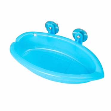Bunblic Bird Baths Tub Bath Supplies Multiuse Feeding Bathroom Parrot Cage Hanging Bathing Bowl for Lovebirds Canary Budgie Parakeets No Mirror