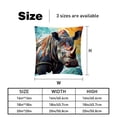 thumbnail image 5 of Rhinoceros Covers Set of 2 with Velvet Fabric and Unique Patterns for 16x16, 18x18, 20x20 Inch Throw Pillow Inserts, Throw Pillows, Throw Pillow - for Any Occasion, 5 of 6