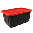 thumbnail image 2 of 2 Cajas de Plastico Uso Rudo 27 Galones Rojo FoodKeepers Master, 2 of 2