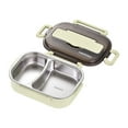 thumbnail image 3 of Ycandiee Stainless Steel Bento Box, Reusable Stainless Steel Lunch Box for Hot Food with Durable Plastic & Soft Rubber Cover, Hot Food Lunch Container, 3 of 7