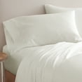 thumbnail image 3 of GAIAM® Relax 300-Thread Count TENCEL Soft 4pc Sheet Set, Queen, Ecru, 3 of 6