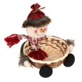 thumbnail image 2 of Teissuly Christmas Candy Storage Basket Decoration Santa Claus Storage Basket Gift Teissuly WER202312131669, 2 of 4