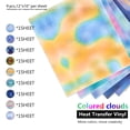 thumbnail image 6 of SEARCHI Gradient  Heat Transfer Vinyl 9 Sheets 10"x12" Ombre Iron on Transfers Vinyl for T-Shirts Clothes Bag Hat Pillow Crafts, 6 of 8