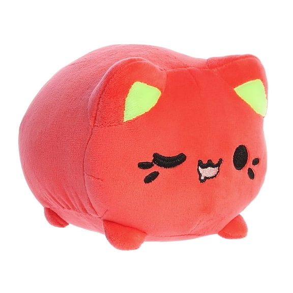 Aurora - Small Orange Tasty Peach - 7" Guava Meowchi - Enchanting Stuffed Animal