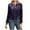 Purple, variant on Women's Sequin Jacket, Long Sleeve Lapel Design with Lightweight Polyester Fabric, for Casual Wear and Party Occasions