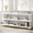 White, variant on Tribesigns 70.9-Inch Console Table, 3-Tier Industrial Sofa Table with Metal Frame, Couch Table with Storage Shelves for Living Room Entryway Hallway Foyer (White)