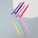 thumbnail image 3 of 8 Pcs Handheld Manual Razor Eyebrow Shaver For Removal Tools Plastic Woman Trimmer With Cover, Portable Shaping Knife Razors For Ladies, 3 of 4