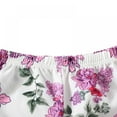 thumbnail image 4 of 9M-4T Kids Summer Outfit Baby Girl Adorable Clothes Ruffle Sleeve Top Flared Floral Long Pant Set, 4 of 7