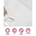 thumbnail image 6 of Beige Easter Bunny Kitchen Dish Towels for Drying Dishes Set of 2, Spring Easter Eggs Floral Rustic Burlap Waffle Weave Microfiber Hand Tea Bathroom Towels Quick Dry & Absorbent Towel 15.7x23.6, 6 of 7