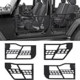 thumbnail image 4 of Off Road Safaritubu larDoors Compatible with Jeep Wrangler JK 2007-2018 - Set of 4 Half Tube Doors for Offroad Trail Adventure, 4 of 8