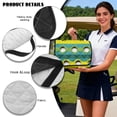 thumbnail image 6 of Uorisanigo Golf Ball Green Golf Cart Seat Covers Soft Golf Cart Seat Towel Blanket with 4 Pockets Non-Slip Seat Protector for Golf Cart Fits for EZGO, Club Car, Yamaha and More, 6 of 7