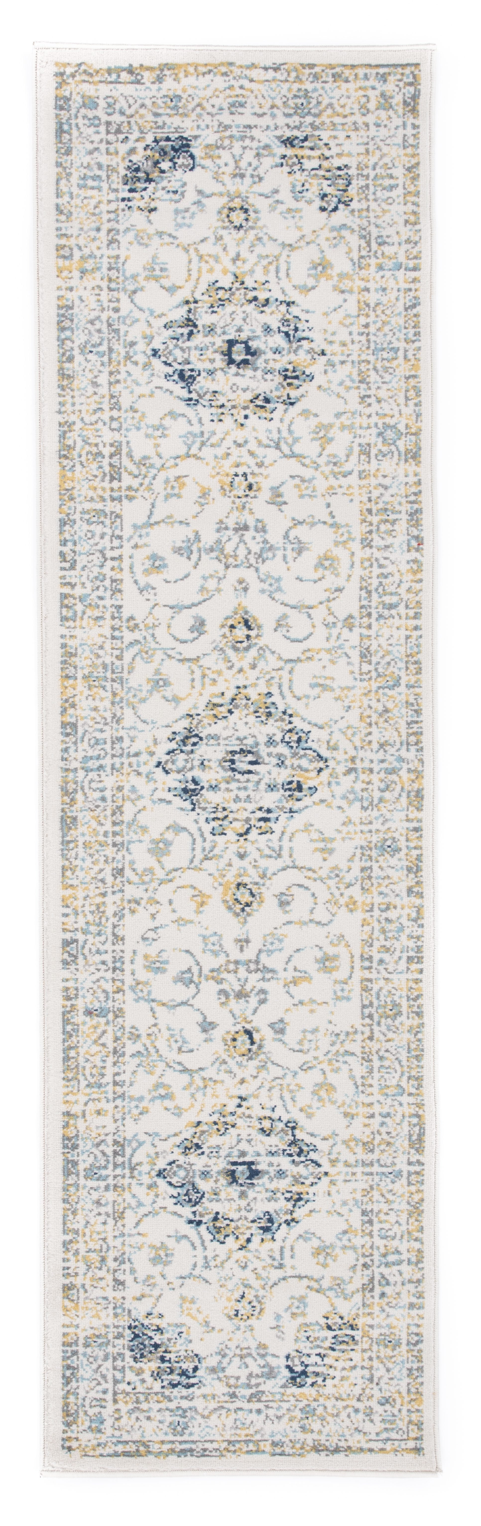 Traditional Persian Runner Rug 2' x 7' Blue - Walmart.com - Walmart.com