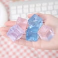 thumbnail image 2 of Cubo de hielo transparente amasando música garra de gato transparente descompresión clara descompresión Jelly Wax puede amasar gelatina pequeña goma sal marina, 2 of 4