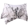 thumbnail image 3 of Lightweight Microfiber Bedding Duvet Cover Set, Marble Pattern, 3 of 7