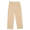 thumbnail image 4 of Yaoyar Mens Dress Pants Summer Casual Gurkha Suit Trouser Lightweight Retro Business Suit Pants Long for Men, 4 of 5