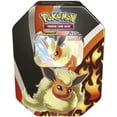 thumbnail image 1 of Pokemon TCG: Eevee Evolutions Tin Featuring Flareon V [Card Game, 2 Players], 1 of 5