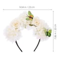 thumbnail image 3 of KAKOWELY Diadema de mariposa, diadema decorativa, diadema de flores simuladas para cosplay, decoración para el cabello, 3 of 4