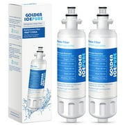 GOLDEN ICEPURE Replacement for LG LT700P, Kenmore 469690, ADQ36006101, ADQ36006102, PH21410 Water Filter 2 Pack