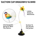 thumbnail image 3 of Play by Playology | Suction Cup Dragonfly & Spring Bird | Interactive Cat Toy, 3 of 6