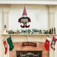 thumbnail image 3 of KYAIGUO Christmas Wreaths for Front Door, Lighted Faceless Doll with Branches Santa Claus Merry Christmas Hanging for Wall Home Decoration, 3 of 6