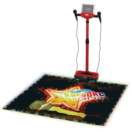 Karaoke Night KN290 Karaoke Machine with Lighted Stage Mat