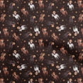 thumbnail image 1 of oneOone Polyester Spandex Maroon Fabric Cowboy Sewing Craft Projects Fabric Prints By Yard 56 Inch Wide, 1 of 5