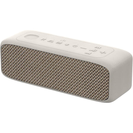 Portable Bluetooth Speaker, IP68 Waterproof 24H Playtime, Bluetooth 6.0 TWS Pairing, 20W Stereo Sound TF Card/AUX Input, Wireless Speaker for Home Outdoor Travel (White)
