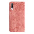thumbnail image 2 of Compatible avec Samsung Galaxy A70/A70S Étui Papillon Embossé avec Portefeuille et Support, 2 of 5