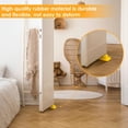 thumbnail image 4 of Juego de 8 topes Jumbo Door Stoppers Frienda de goma termoplástica amarilla, 4 of 8