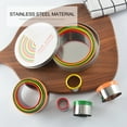 thumbnail image 3 of Juego de anillos de mousse Leyfeng 12 piezas con caja de almacenamiento colorido plata, 3 of 7