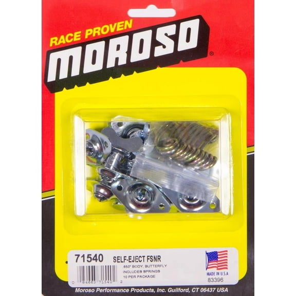 Moroso Quick Release Fastener Wing Head 0.650 in Long 10 pc P/N 71540