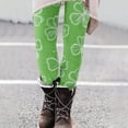 thumbnail image 4 of LEKWK Yoga Leggings Women St Patricks Day Four Leaf Clover Yoga Pants High Waist Irish Festival Gym Leggings Stretchy Holiday Party Costume Outfits, 4 of 7