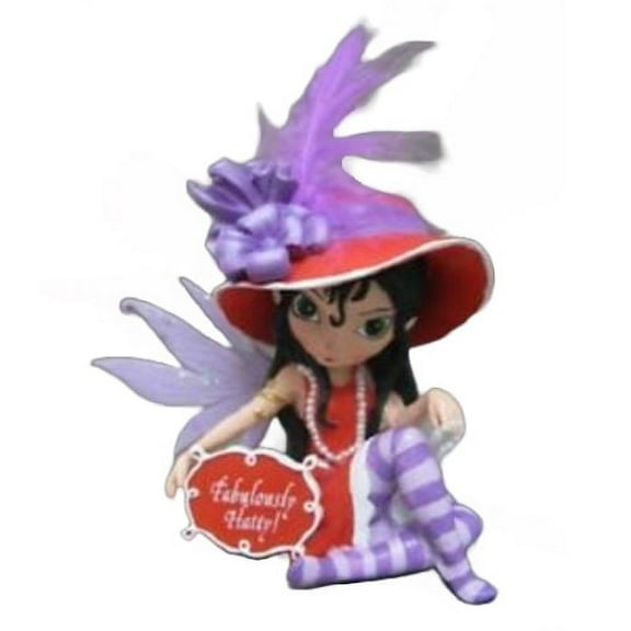 The Bradford Exchange Fabulously Hatty! Fairy Figurine- Fabulous Hatterific by Jasmine Becket-Griffith