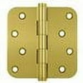 thumbnail image 2 of Deltana CSB44R5-RZ Zig Zag Solid Brass 4-Inch x 4-Inch x 5/8-Inch Radius Hinge, 2 of 2