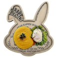 thumbnail image 2 of Easter Rabbit Shaped Wooden Tray Fruit Dishes Saucer Tea Dessert Dinner Bread Wood Plate Home Decor Party Supplies, 2 of 5