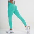 thumbnail image 2 of Women's High Waisted Seamless Leggings Stretchy Workout Yoga Athletic Pants, 2 of 5