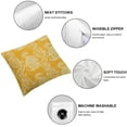thumbnail image 4 of BANET Mid Century Throw Pillow Cushion Cover, Japanese Traditional Pattern Sketches, Decorative Square Accent Pillow Case 22x22in, 4 of 5