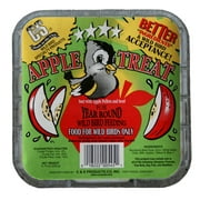 C&S Products Apple Treat Suet, 11.75 oz Cake, Wild Bird Food
