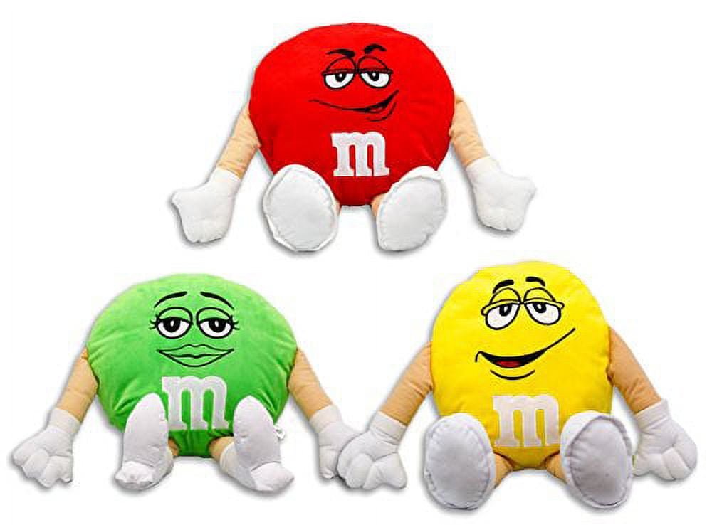 9” Plush 1 GREEN 2 Blue 1 RED M&M Outdoorsy Animal Doll Toy