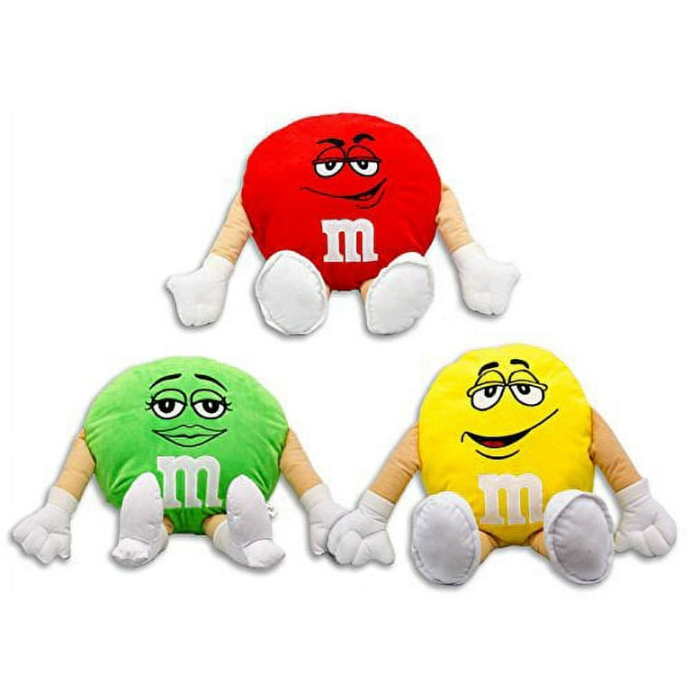 Group Sales Yellow M&M 20'' Pillow Plush Toy