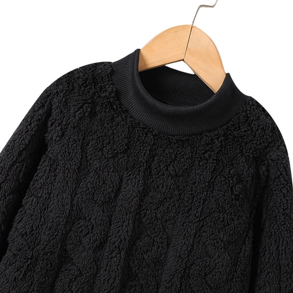 Vedolay Casual Tops for Boy Fall Letter Print Hooded Neck Sweatshirt Long Sleeve Pullover Top,Black 3-4 Years