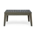 thumbnail image 4 of GDF Studio Parma Outdoor Acacia Wood 9 Seater Sectional Sofa Chat Set with Cushions, Gray and Dark Gray, 4 of 12