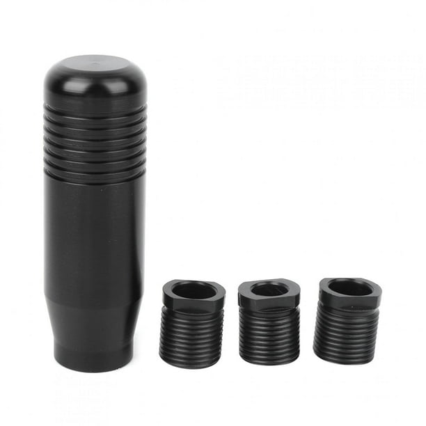 Cabezal de pomo de cambio universal para transmisión manual con adaptador negro