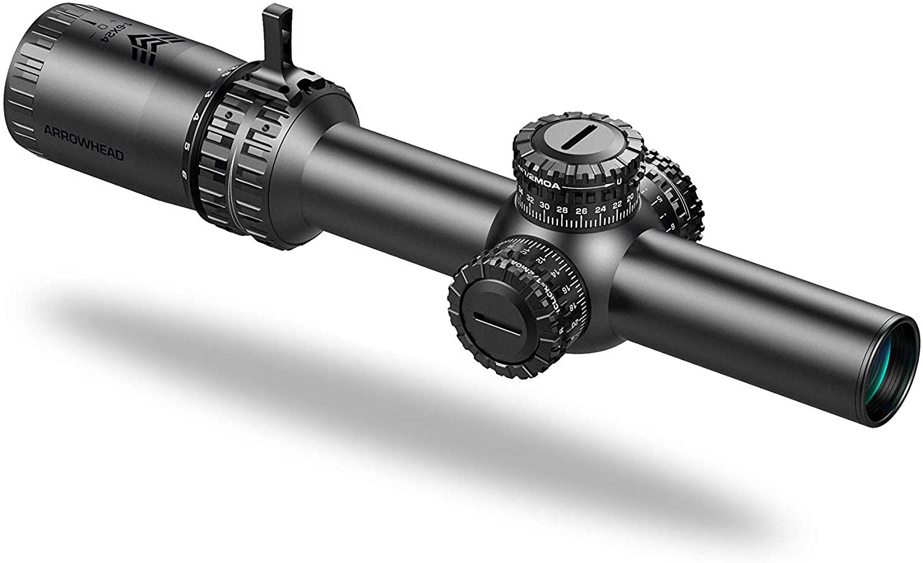 Swampfox Arrowhead Tube scope, Wider Field of View consistent Reticle Size Super Low Light Compatible