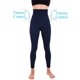 thumbnail image 2 of Leggins para hombre, cintura alta, compresión, control de barriga, azul marino, talla M, 2 of 7